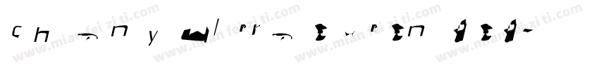 chany ultraextended字体转换